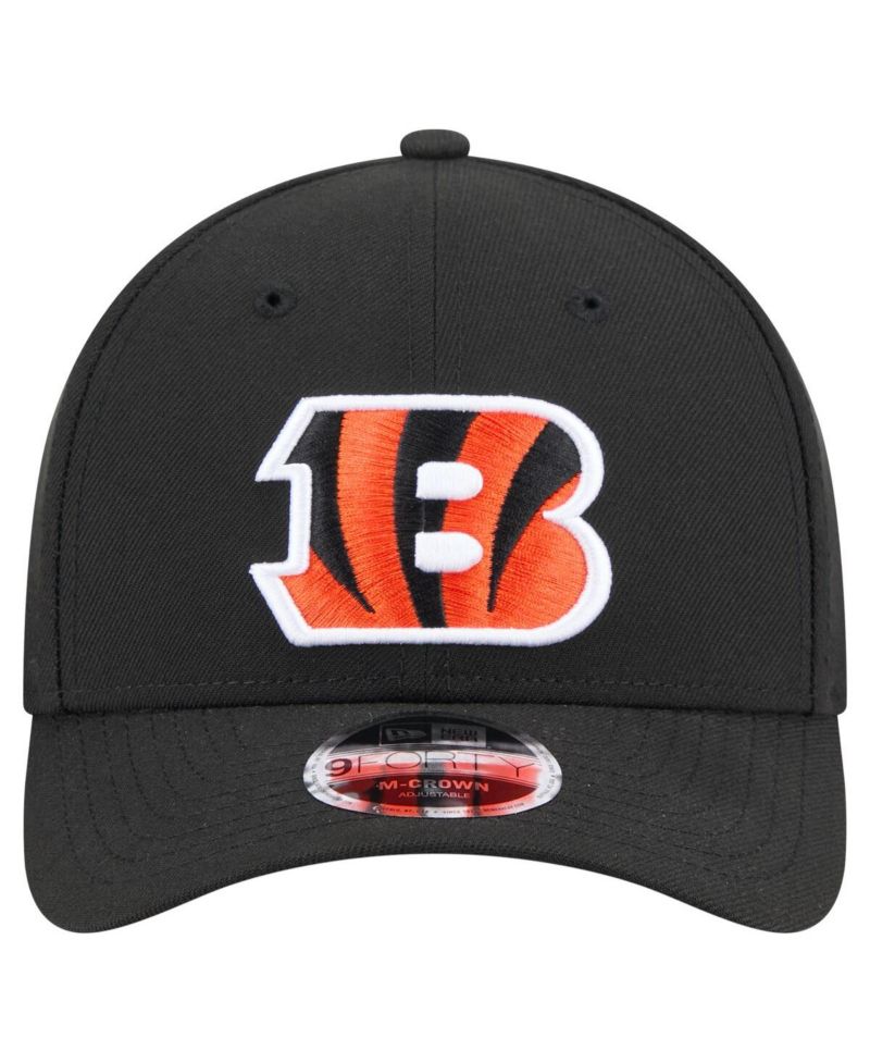 Men's Black Cincinnati Bengals Team Collection 9FORTY M-Crown Adjustable Hat