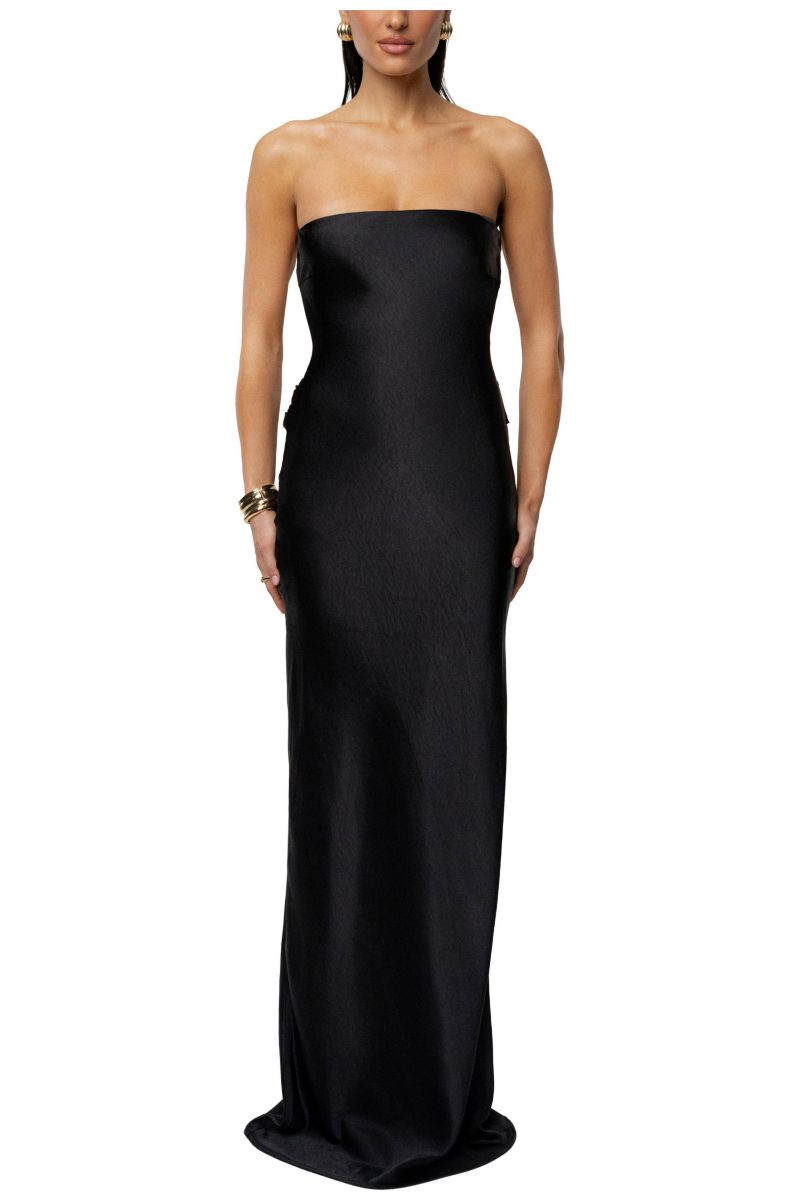 Women's Regal Rising Satin Maxi Dress