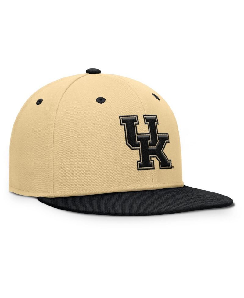 Men's Khaki/Black Kentucky Wildcats Balance Fitted Hat