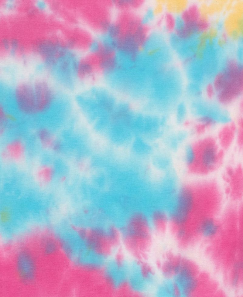Women's Matching Family Two Piece Cotton Long Sleeve Tie Dye Pajamas