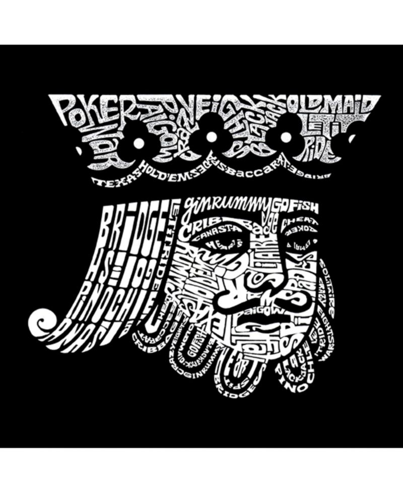 Men's Word Art T-Shirt - King of Spades