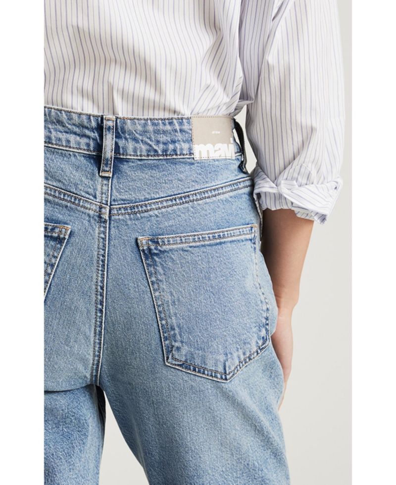 Women's Mavi New York Straight Leg In Dark Vintage Classic Denim