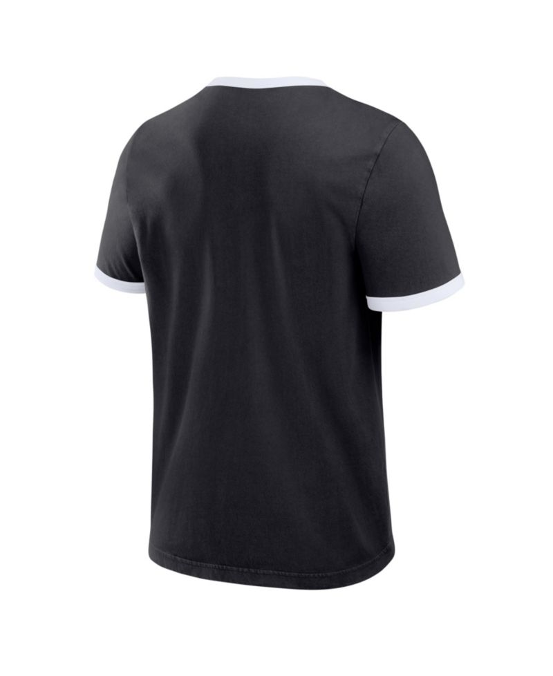 Men's Black Arizona Diamondbacks Washed Ringer T-Shirt