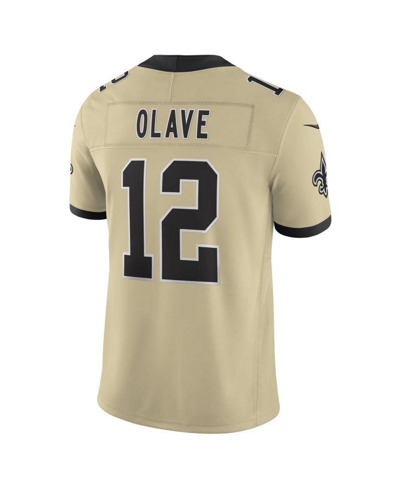 Men's Chris Olave Gold New Orleans Saints Gameday Golds Alternate Vapor F.U.S.E. Limited Jersey