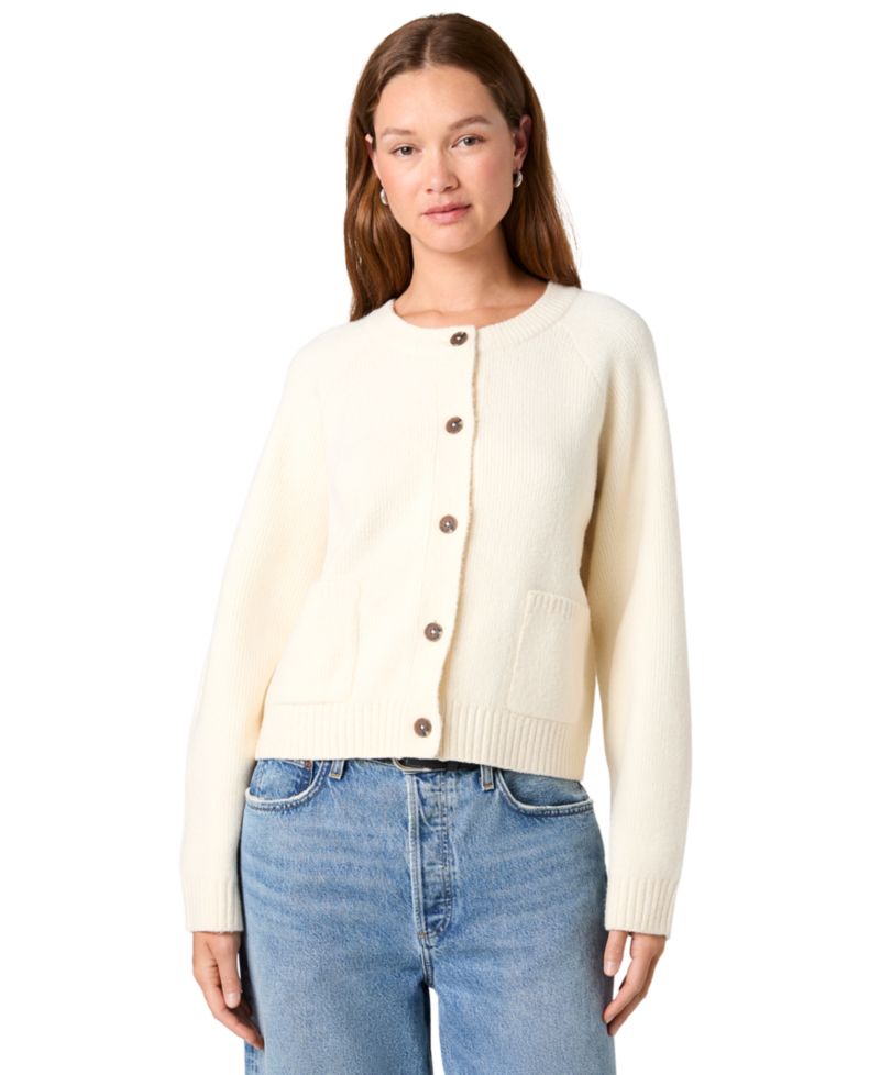 Women's Suzie Knit Cozy Crewneck Long-Sleeve Cardigan