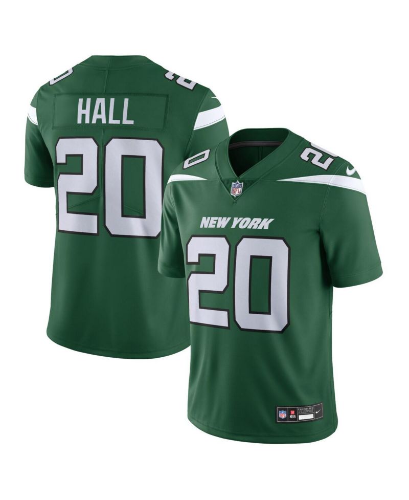 Men's Breece Hall Gotham Green New York Jets Vapor Untouchable Limited Jersey