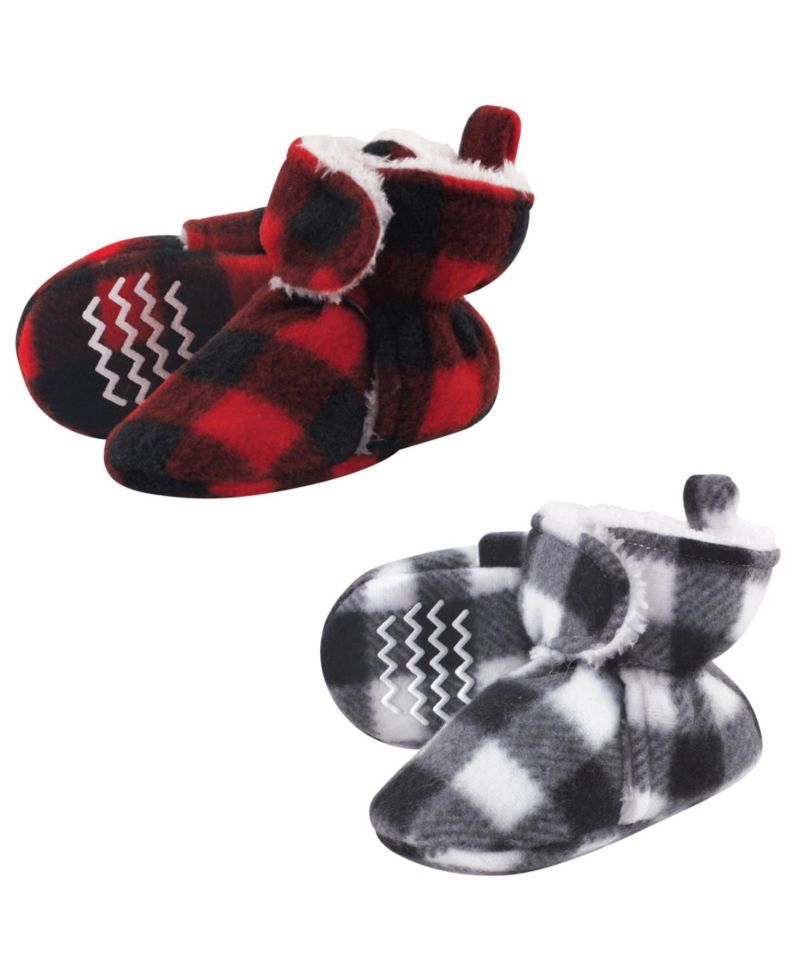 Baby Boys Hudson Unisex Cozy Unisex Animal-Inspired Fleece Footwear Duo