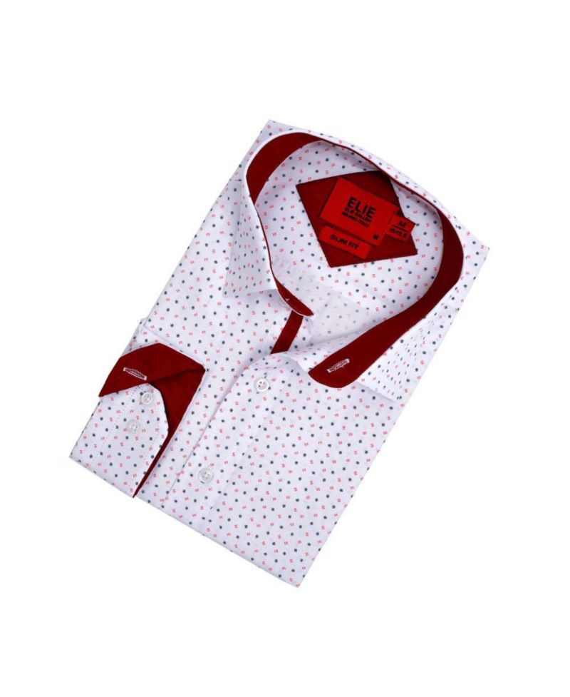 Men's Slim Fit Classic Button-Down Shirt with Sleek Design