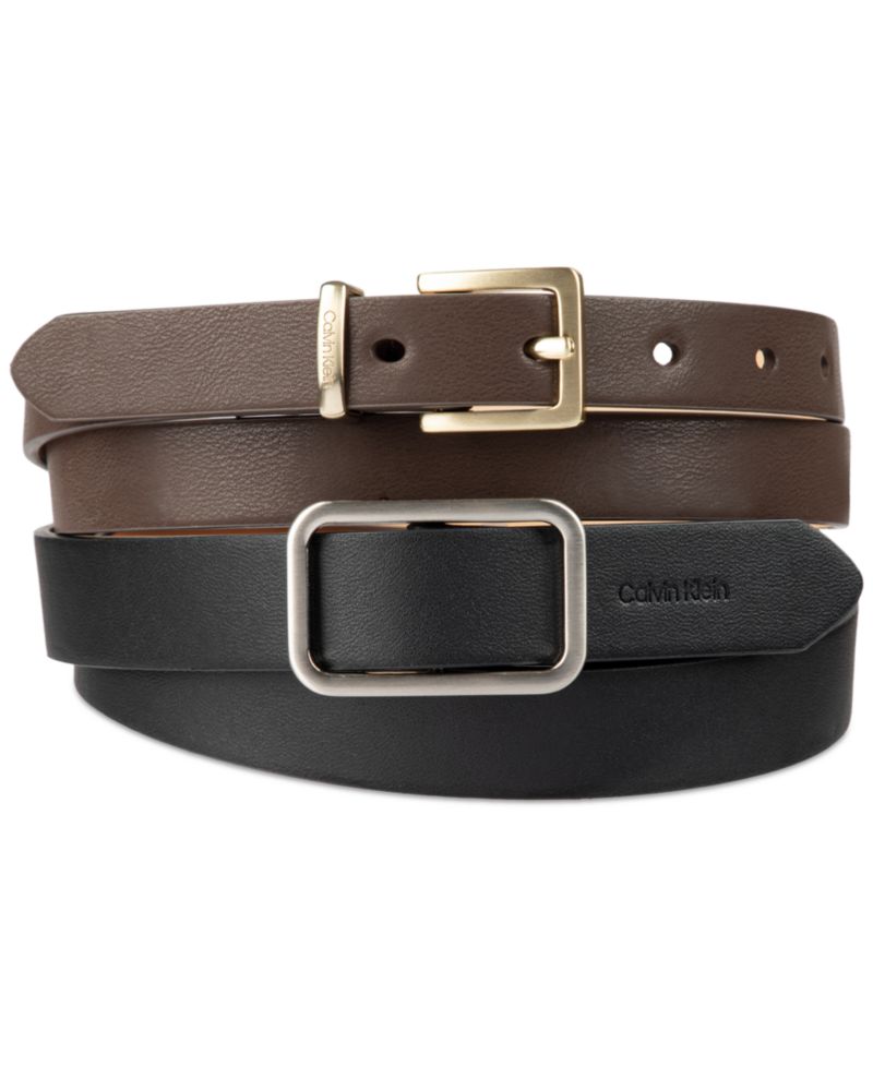 2-Pc. Skinny Belt Set