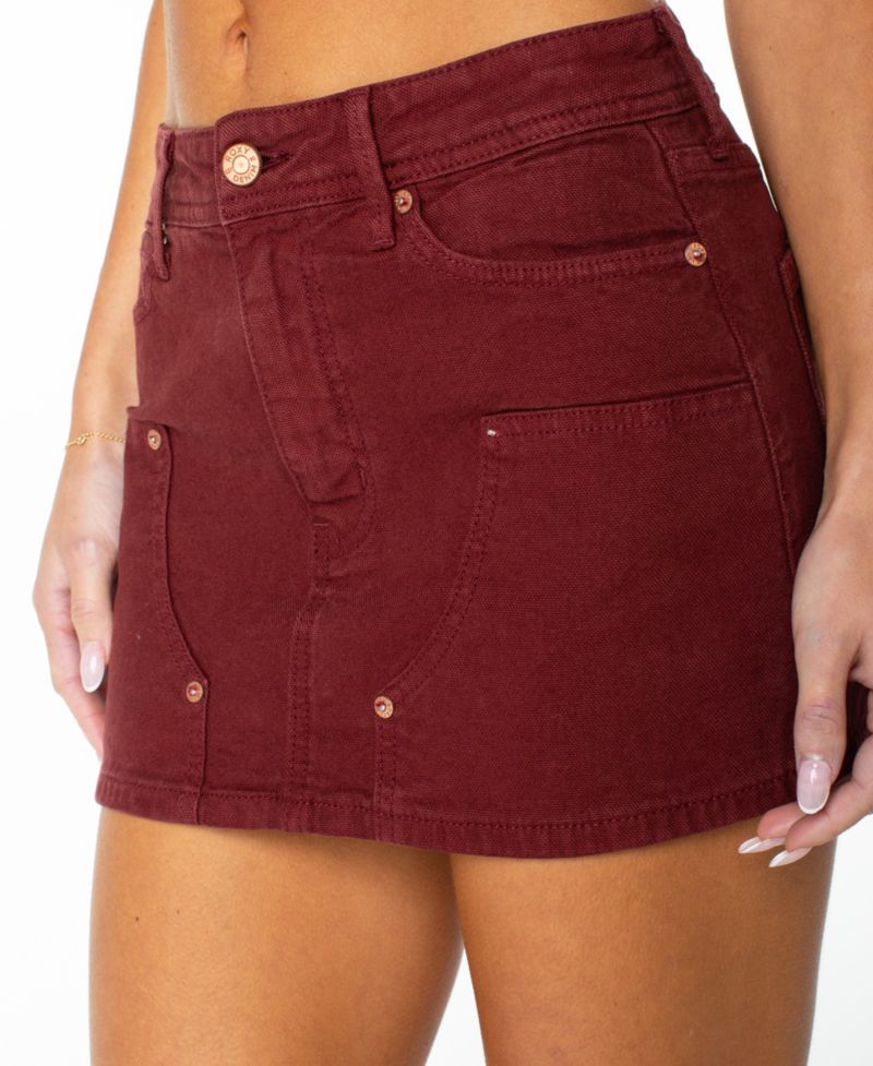 Women's Reel Life Mini Carpenter Denim Skirt