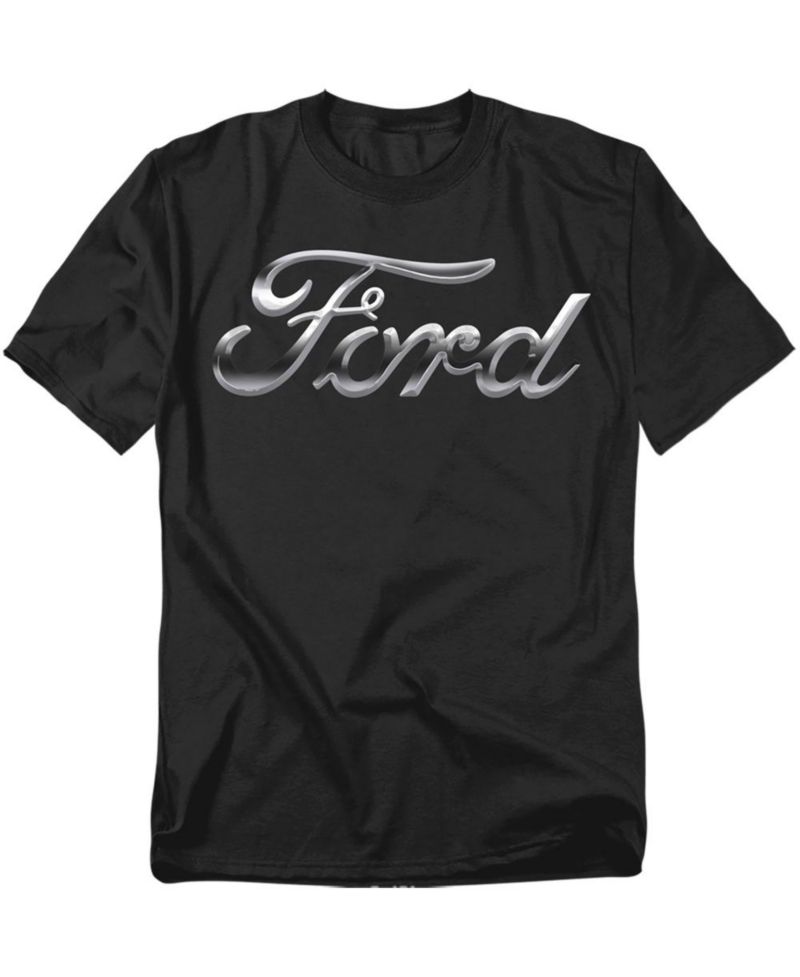 Big & Tall Chrome Ford Logo T-Shirt