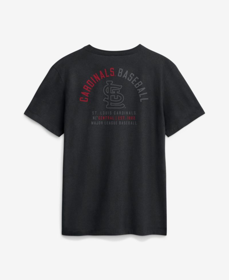 Men's Black St. Louis Cardinals Split Logo T-Shirt