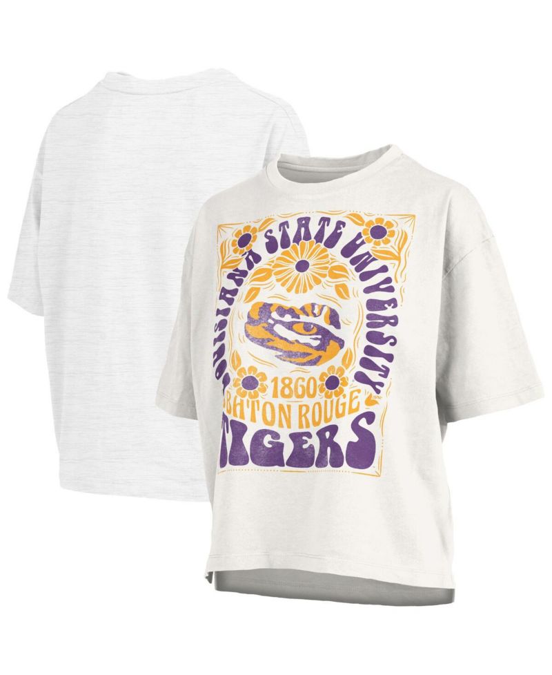 Women's White LSU Tigers Harmony Oversized T-Shirt