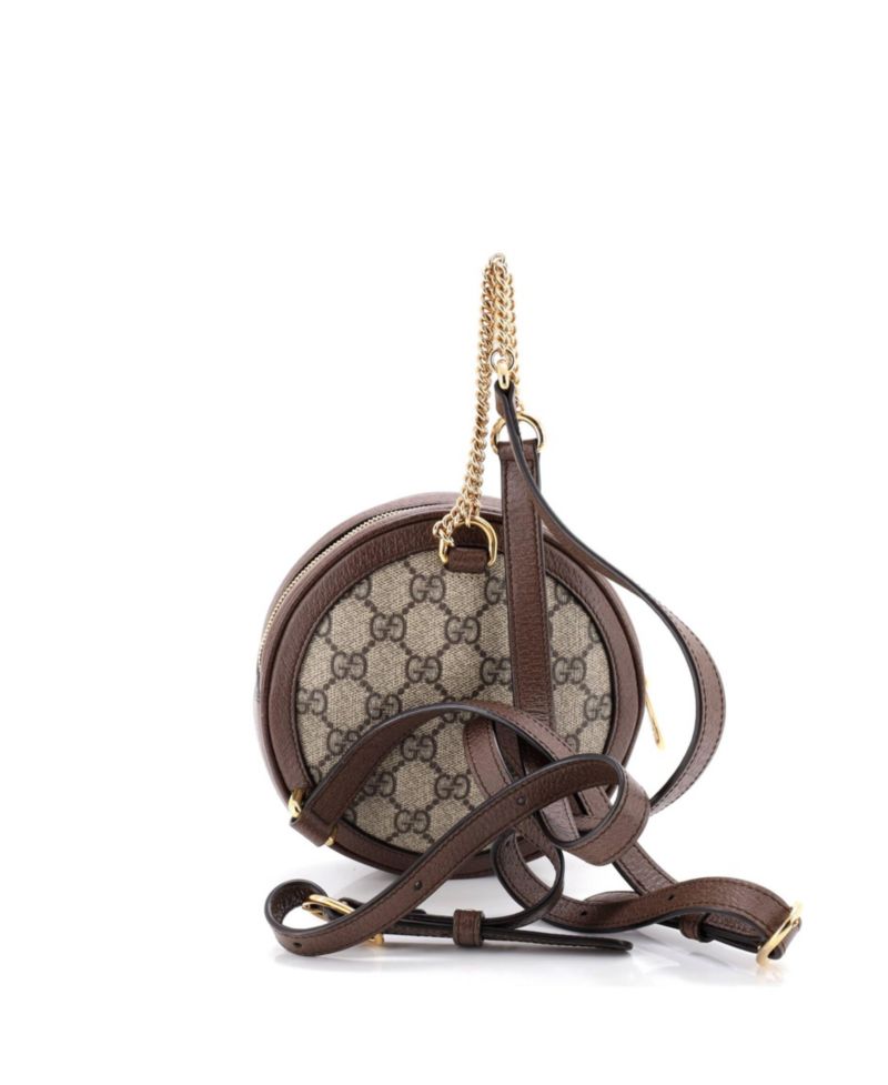 Mini Ophidia Round Backpack GG Coated Canvas