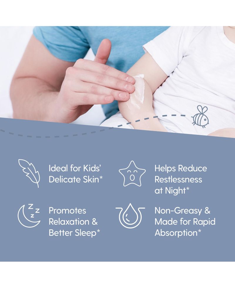 Sore Muscles Magnesium Lotion for Kids, Unscented, 8 fl oz