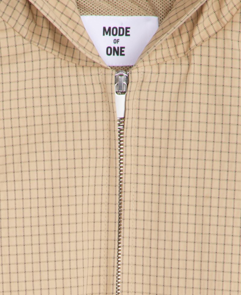 Men's Checker Ripstop Hooded Jacket