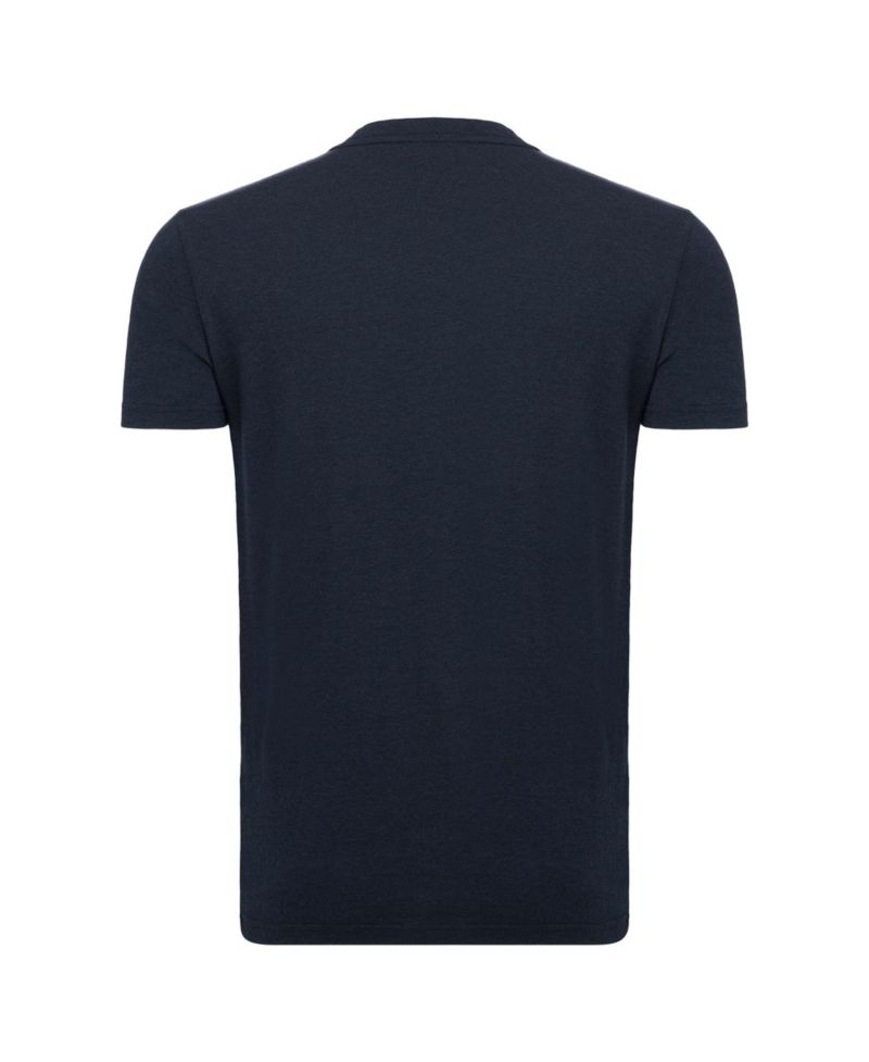 Men's and Women's Navy New York Knicks Comfy Tri-Blend T-Shirt