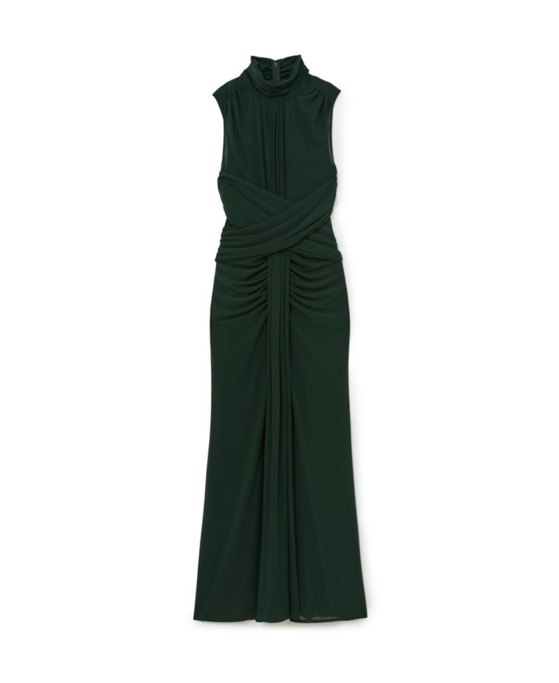 Women's Starla Sheer Ruched Maxi Dress