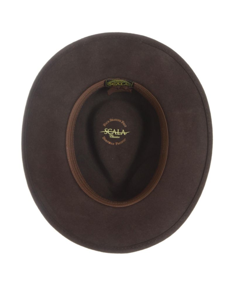 Men's Crush Wool Felt Tracker Hat