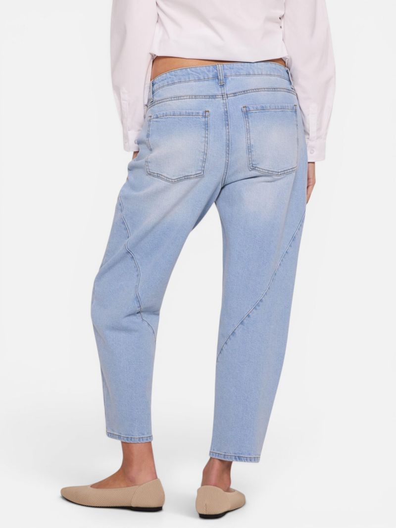 Women's Under the Belly Barrel Leg Jeans - Motherhood