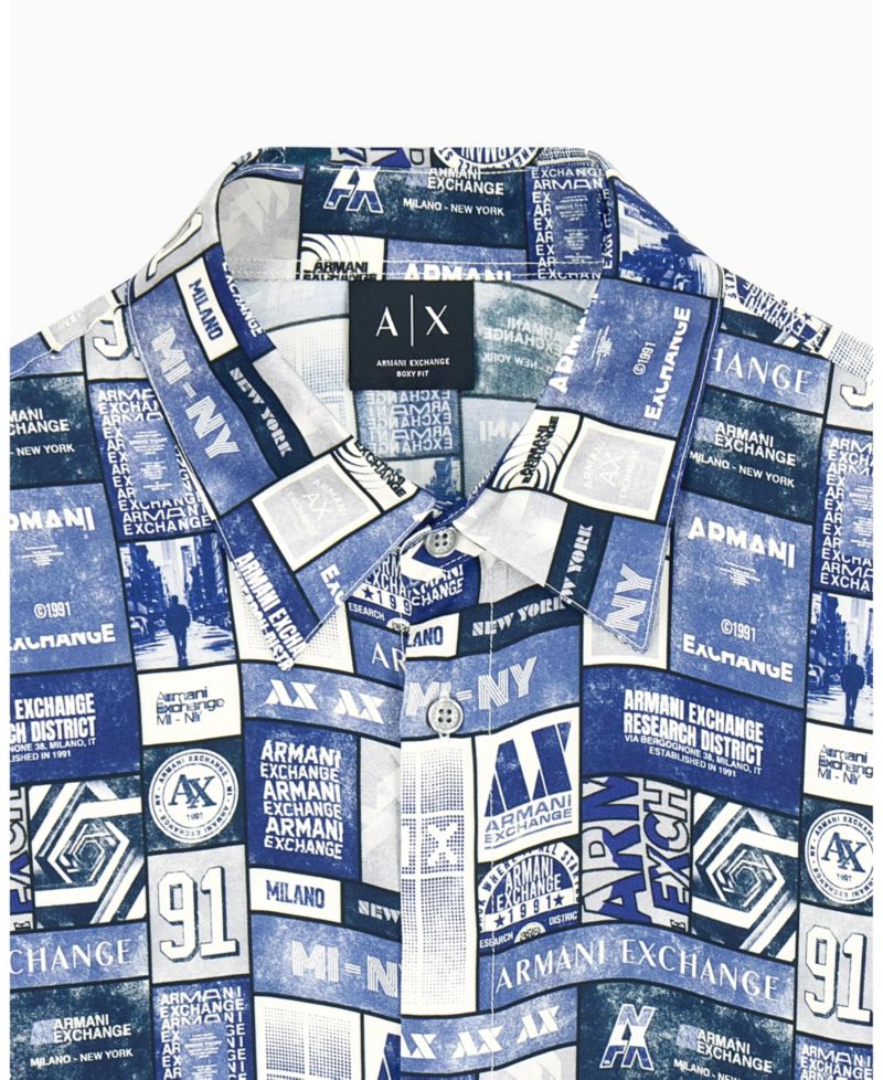 Men's Viscose All Over Print Woven Shirt
