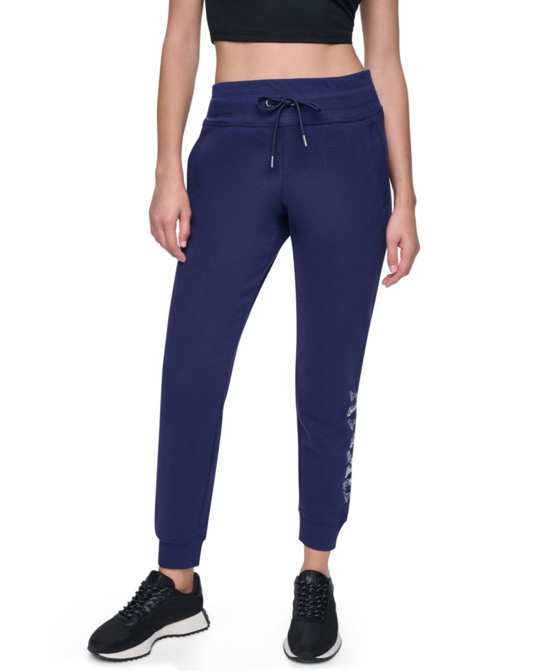 Women's Sequin Mid-Rise Joggers
