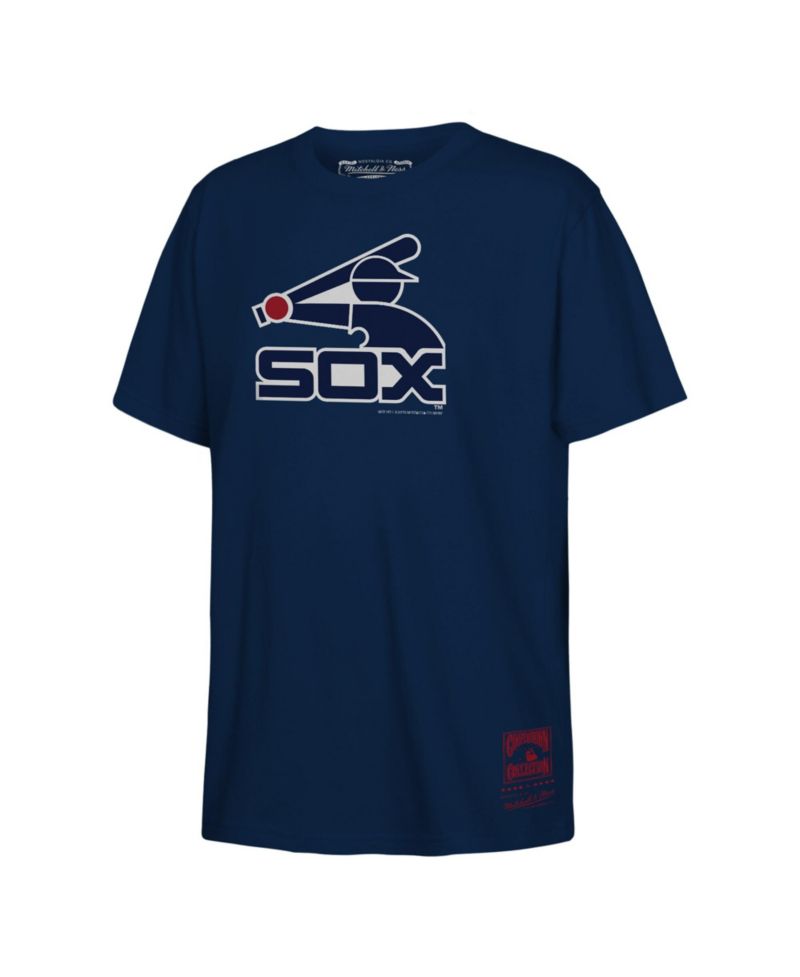 Big Boys and Girls Navy Chicago White Sox Retro Logo T-Shirt