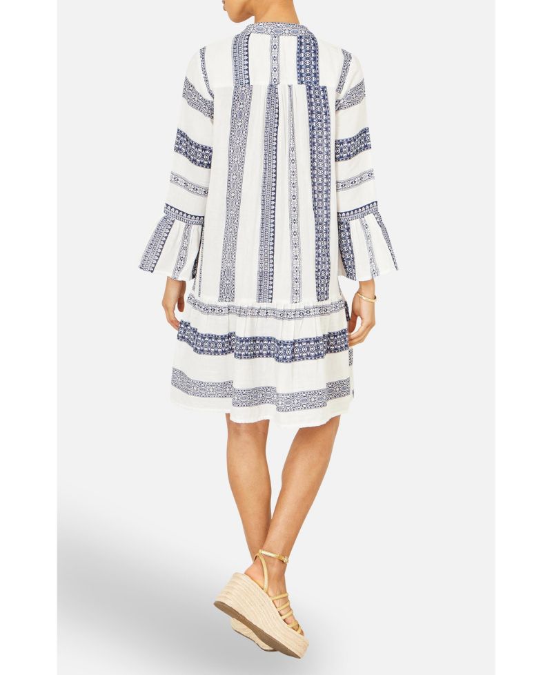 Women's Cotton Stripe Tunic Dress