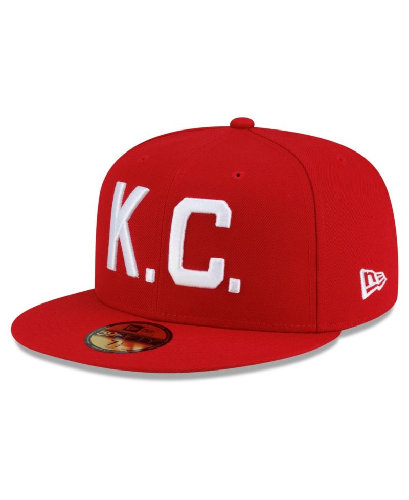 Men's Red Kansas City Monarchs 2026 Turn Back The Clock 59FIFTY Fitted Hat