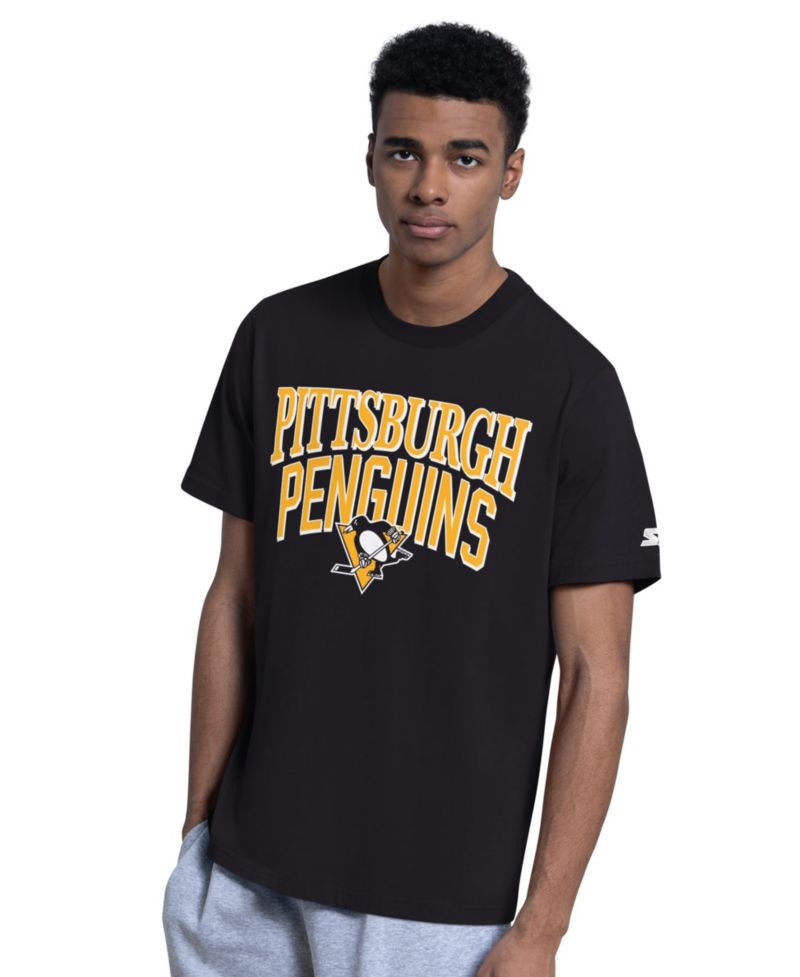 Men's Black/Heather Gray Pittsburgh Penguins Two-Pack T-Shirt Set