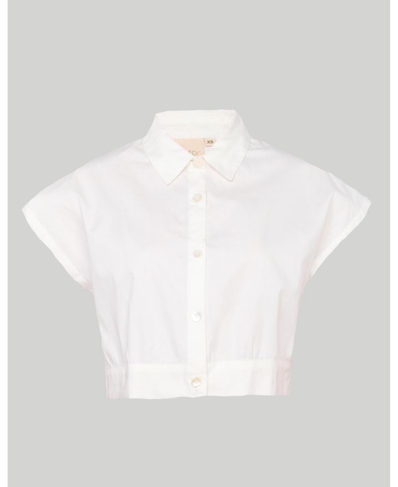 Women's Oversized Crop Shirt