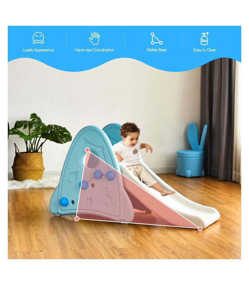 Toddler Freestanding Slide Indoor First Play Climber Slide Set