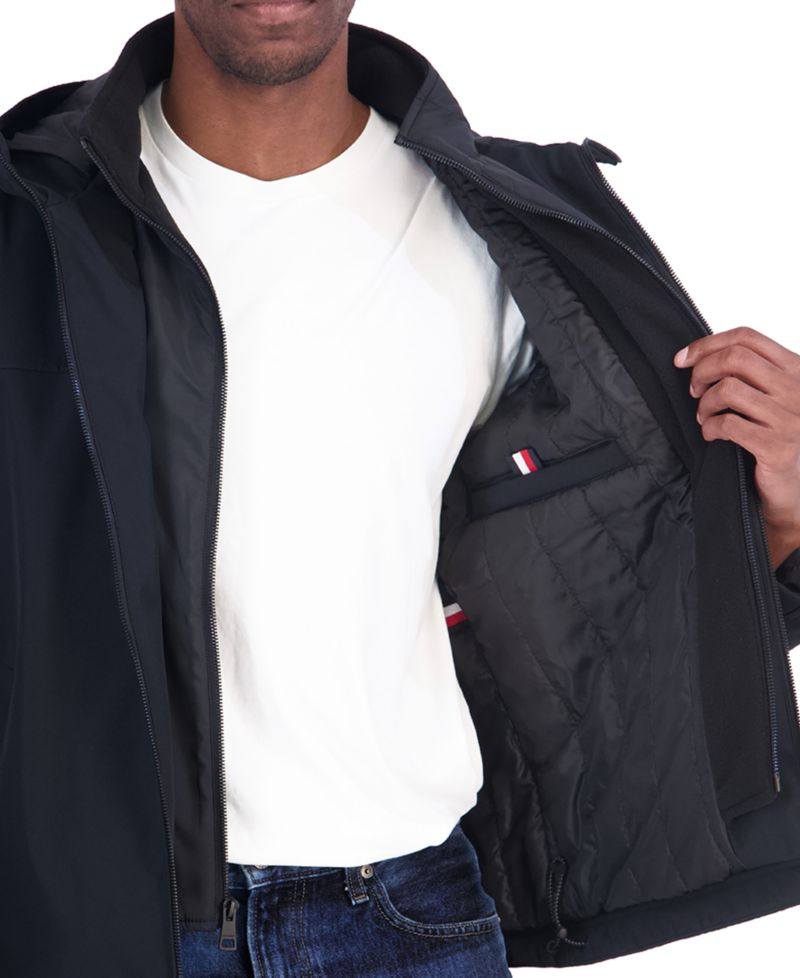 Men's Open Bottom Soft Shell Bib Jacket