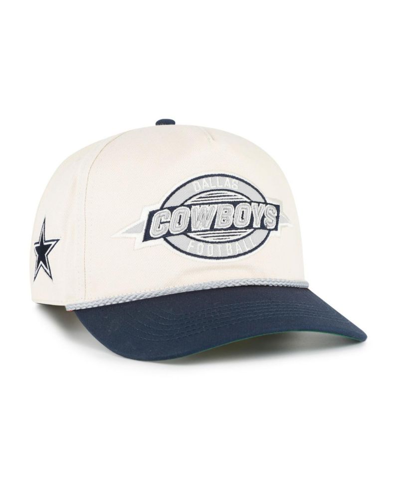 Men's Natural/Navy Dallas Cowboys Frame Out Two-Tone Hitch Adjustable Hat