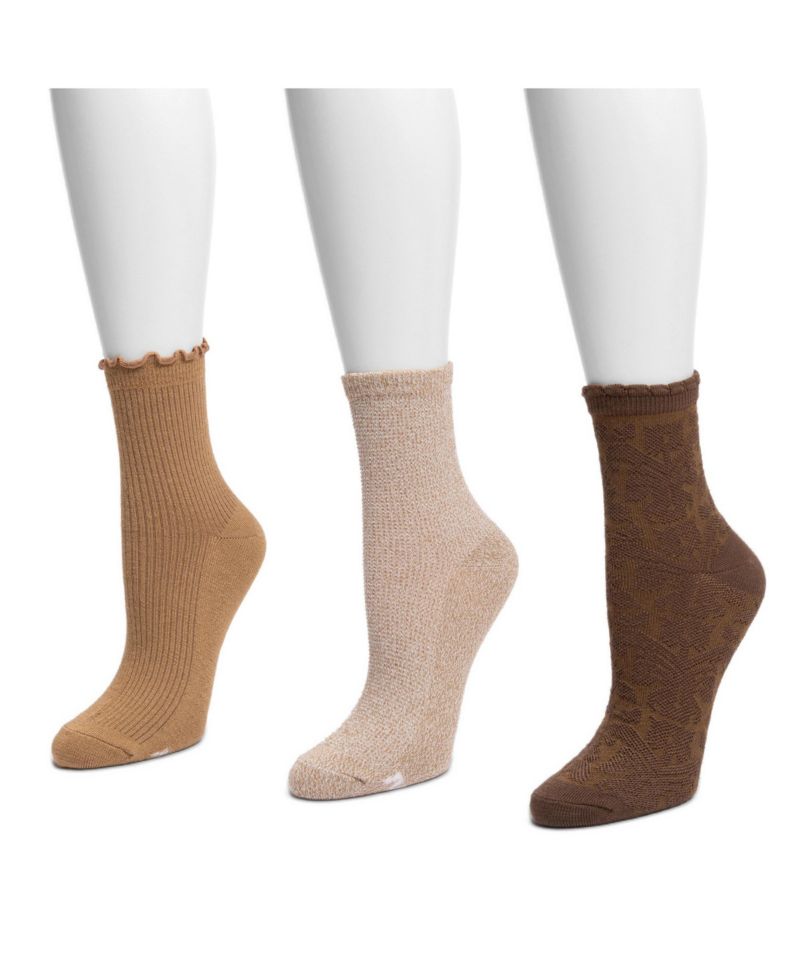 Women's 3 Pair Pack Whisper Soft Crew Socks
