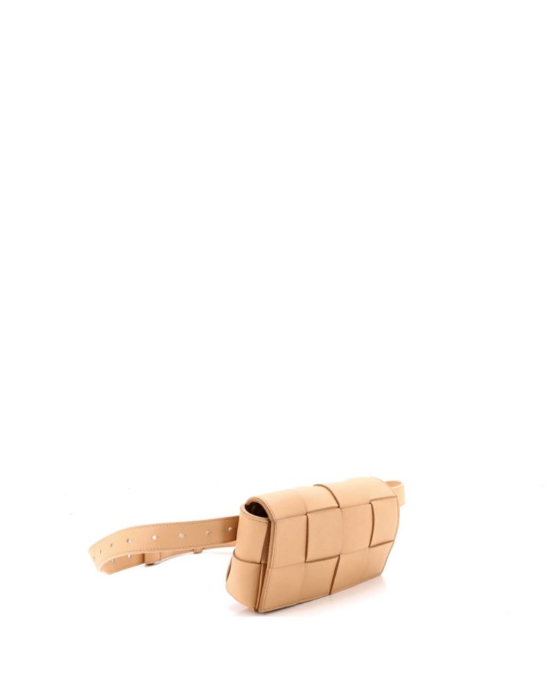 Cassette Belt Bag Maxi Intrecciato Leather