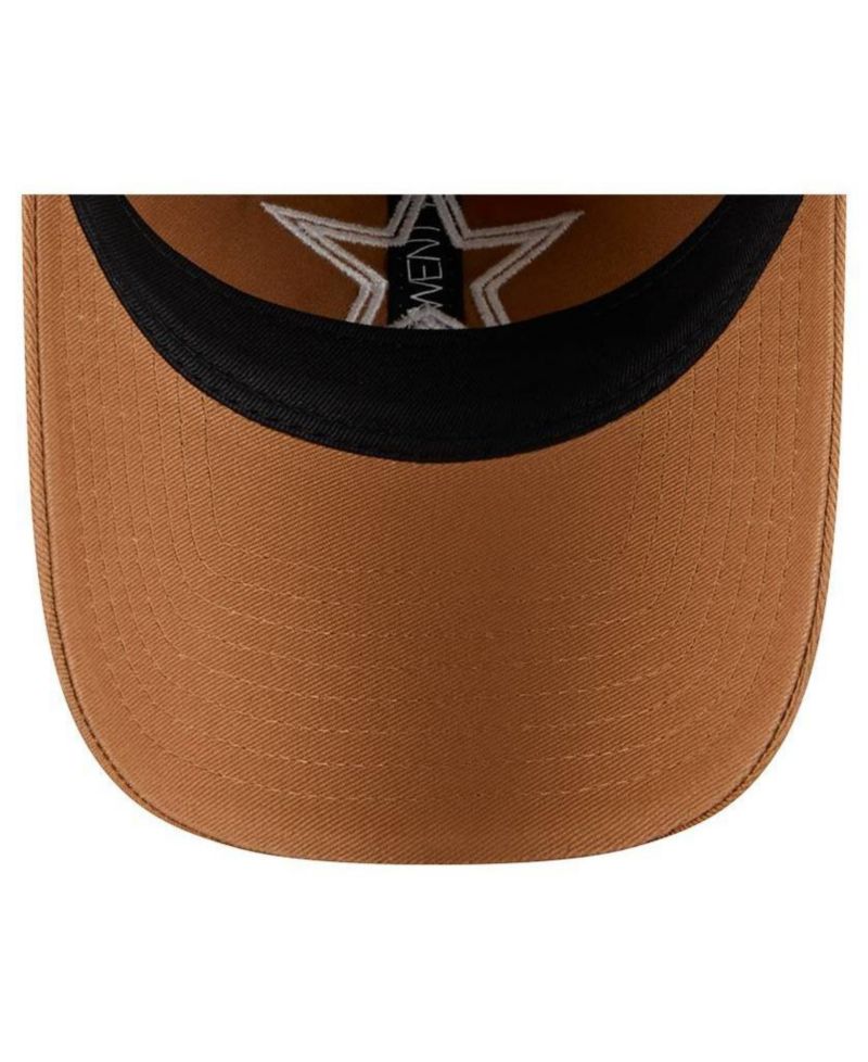Men's Brown Dallas Cowboys Stamp 9TWENTY Adjustable Hat