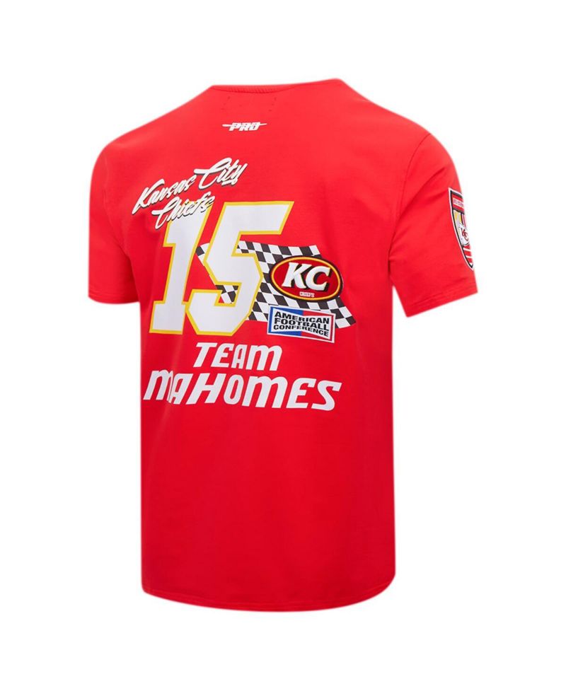 Men's Patrick Mahomes Red Kansas City Chiefs Fast Lane Name & Number Player T-Shirt