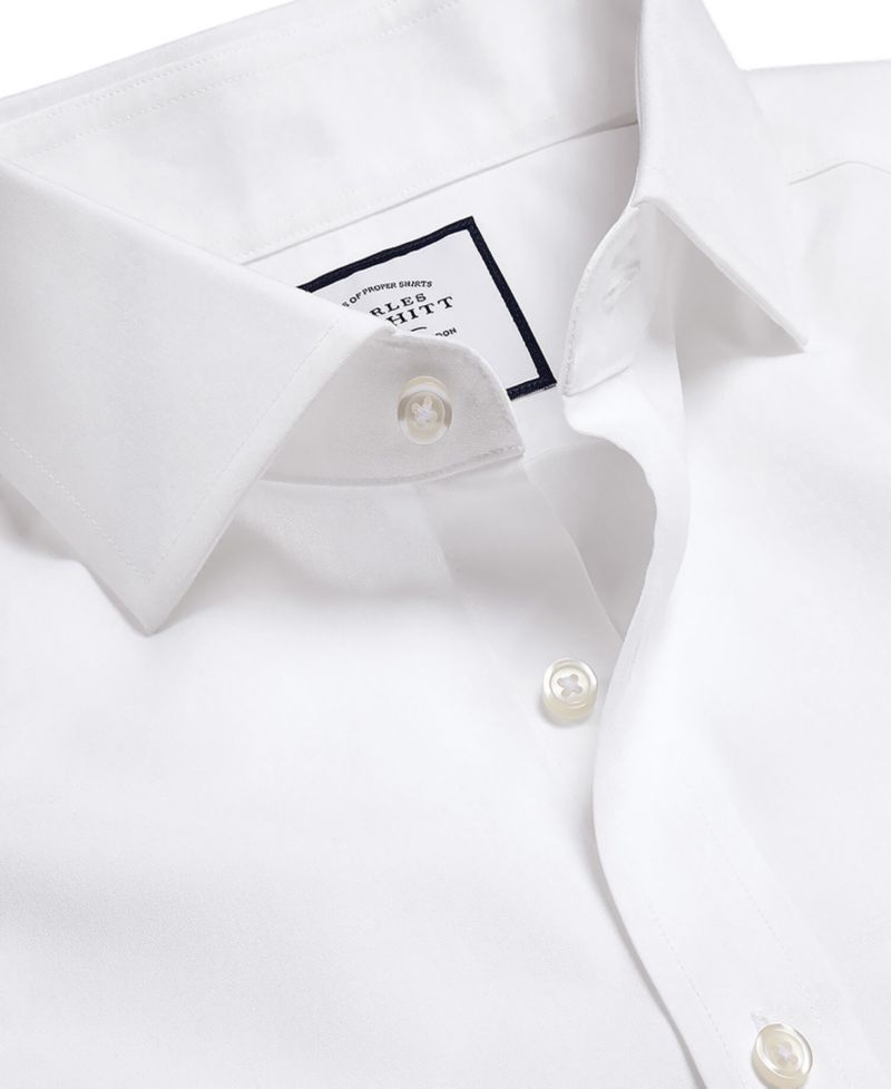 Men's Slim-Fit Twill Dress Shirt