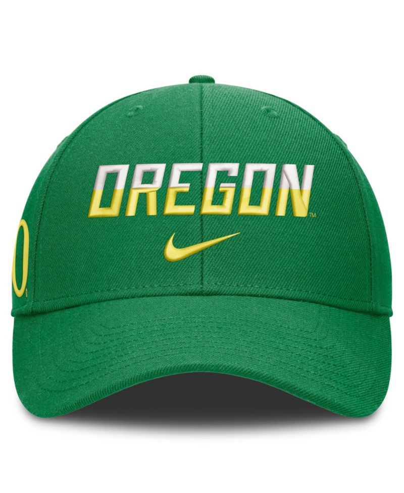 Men's and Women's Green Oregon Ducks 2026 On-Field Gameday Rise Adjustable Hat