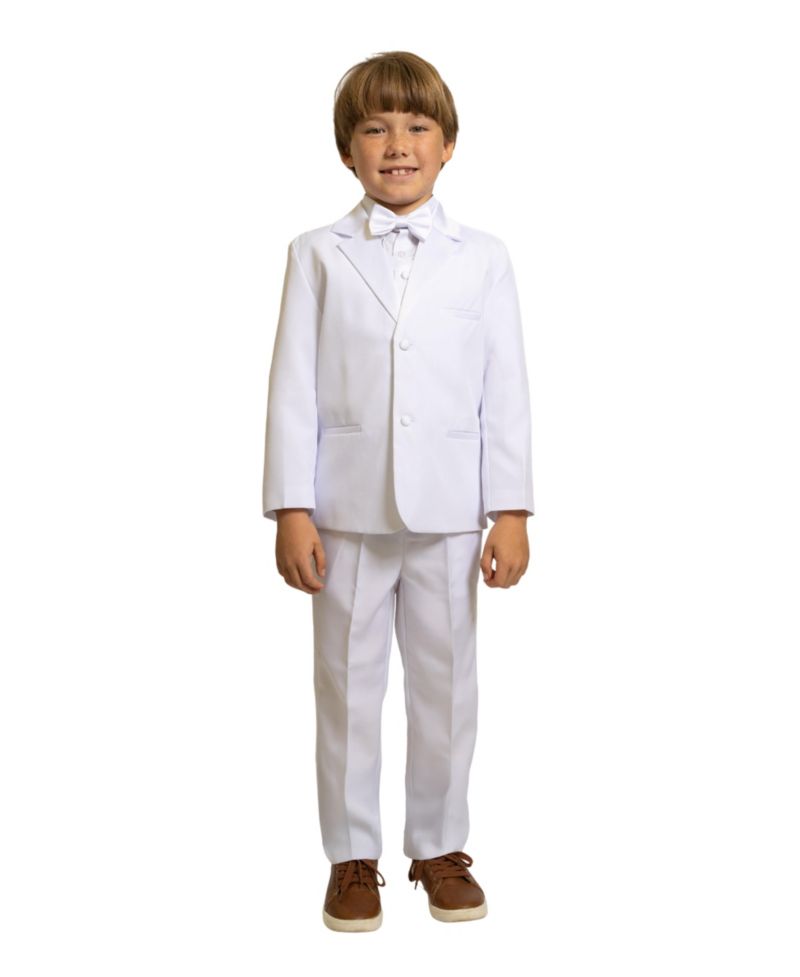 Big Boys Bond 5-Piece Shirt, Bowtie, Jacket, Vest and Pants Tuxedo Set