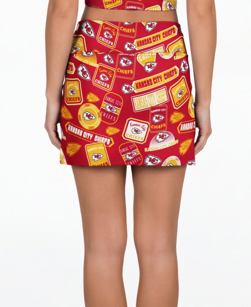 Women's Red Kansas City Chiefs Grady Sleep Skort