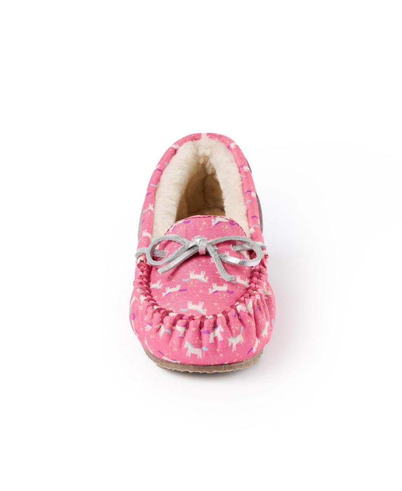 Kids' Unicorn Moccasin Slippers