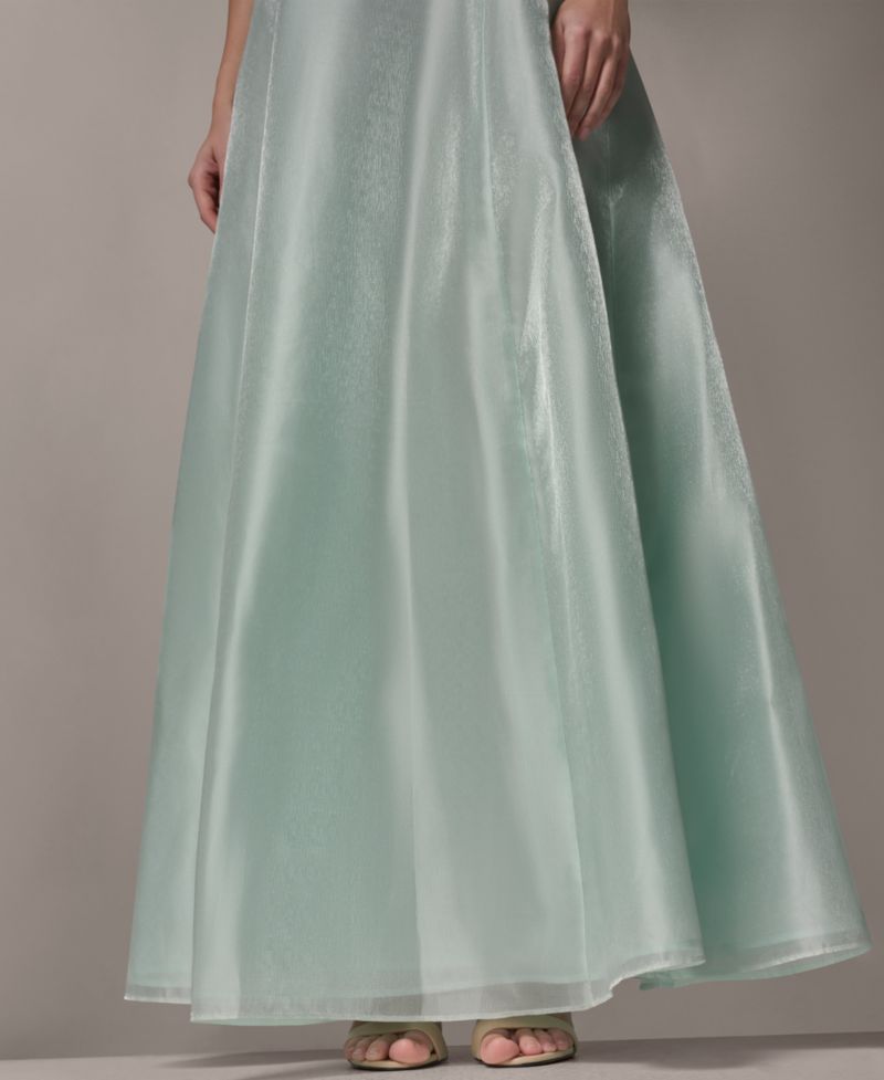 Petite One-Shoulder Ball Gown