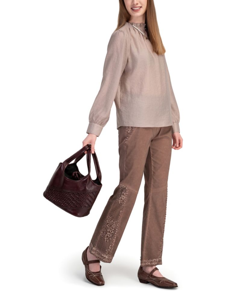 Lily Small Handwoven Tote Handbag