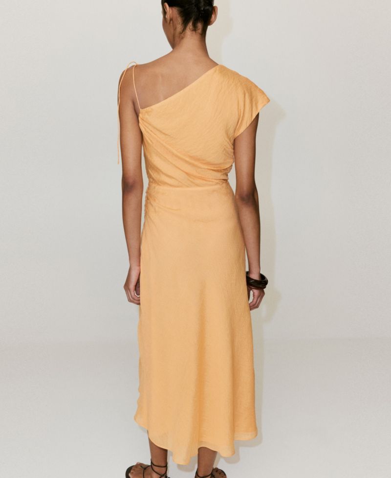 Women's Asymmetrical Bow Detail Dress