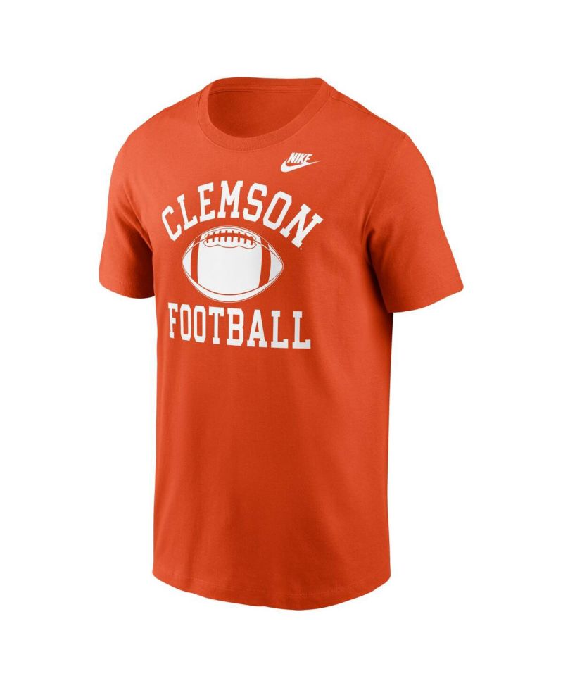 Men's Orange Clemson Tigers Legacy Football Icon T-Shirt