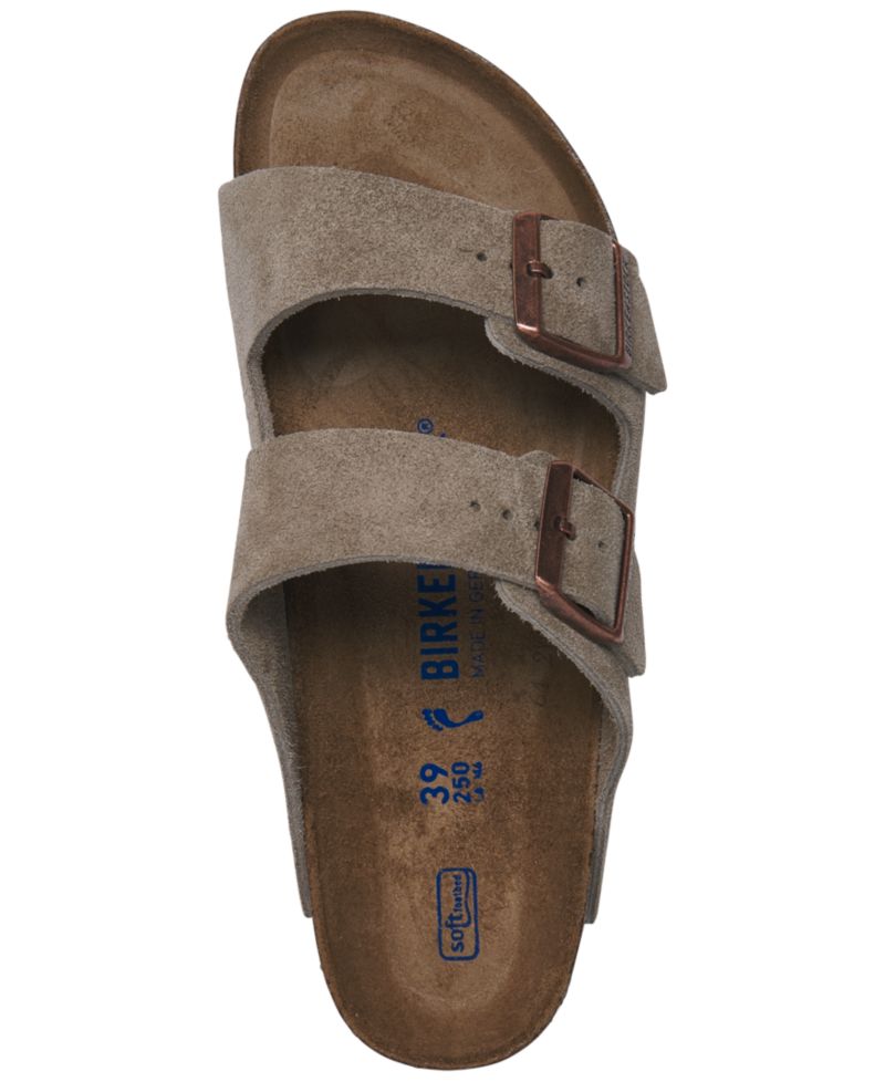 Women's Arizona Soft Footbed Suede Leather Sandals from Finish Line