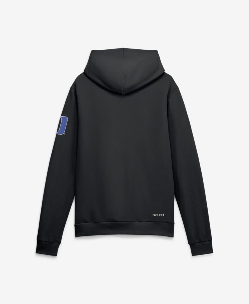 Men's Black Duke Blue Devils 2026 Sideline Standard Issue Dri-FIT Hoodie
