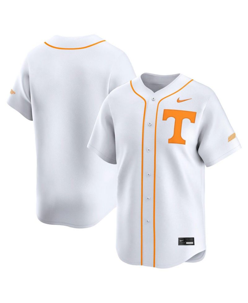 Men's White Tennessee Volunteers College Limited Baseball Jersey